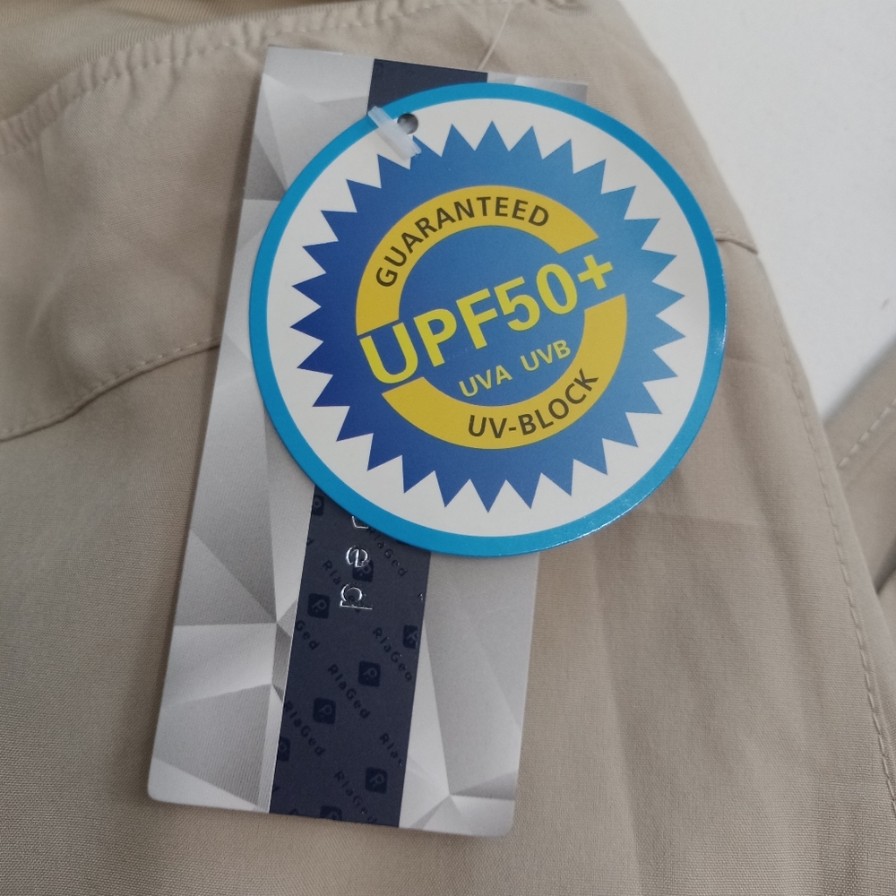 RlaGed Pants Capri Activewear Stretch UPF 50 Zippered Pockets Drawstring Small - Picture 14 of 16